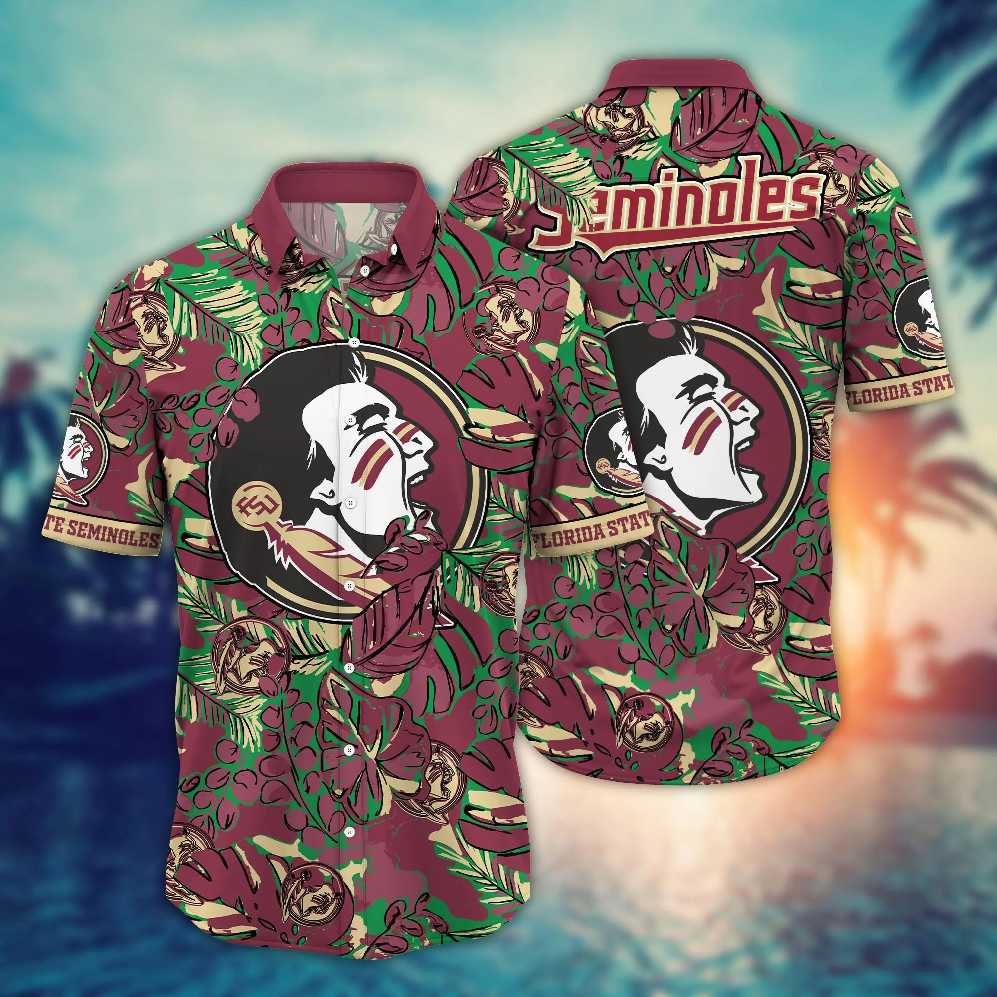Florida State Seminoles NCAA Hawaiian Shirt Popsicles Aloha Shirt