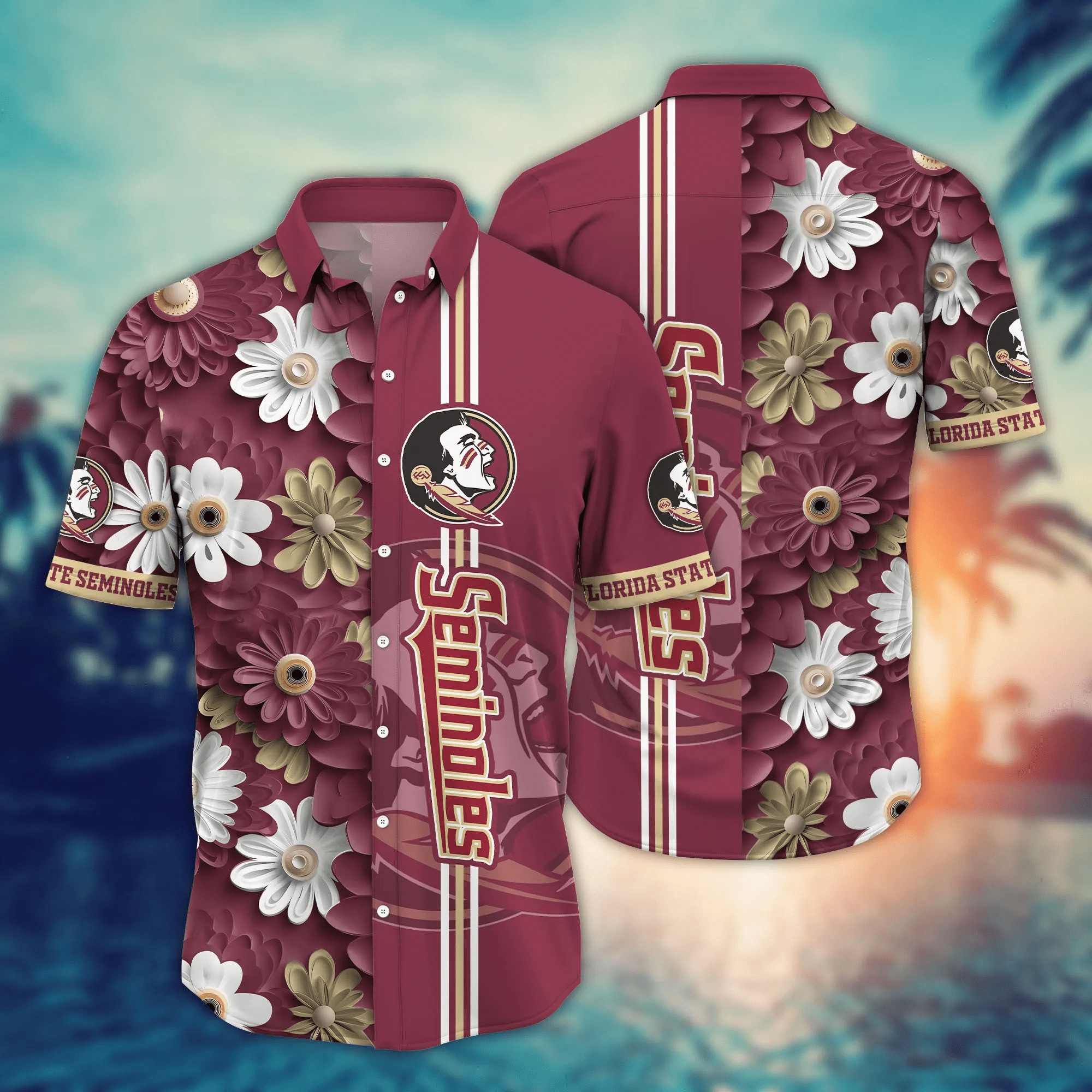 Florida State Seminoles NCAA Hawaiian Shirt Scorching Aloha Shirt