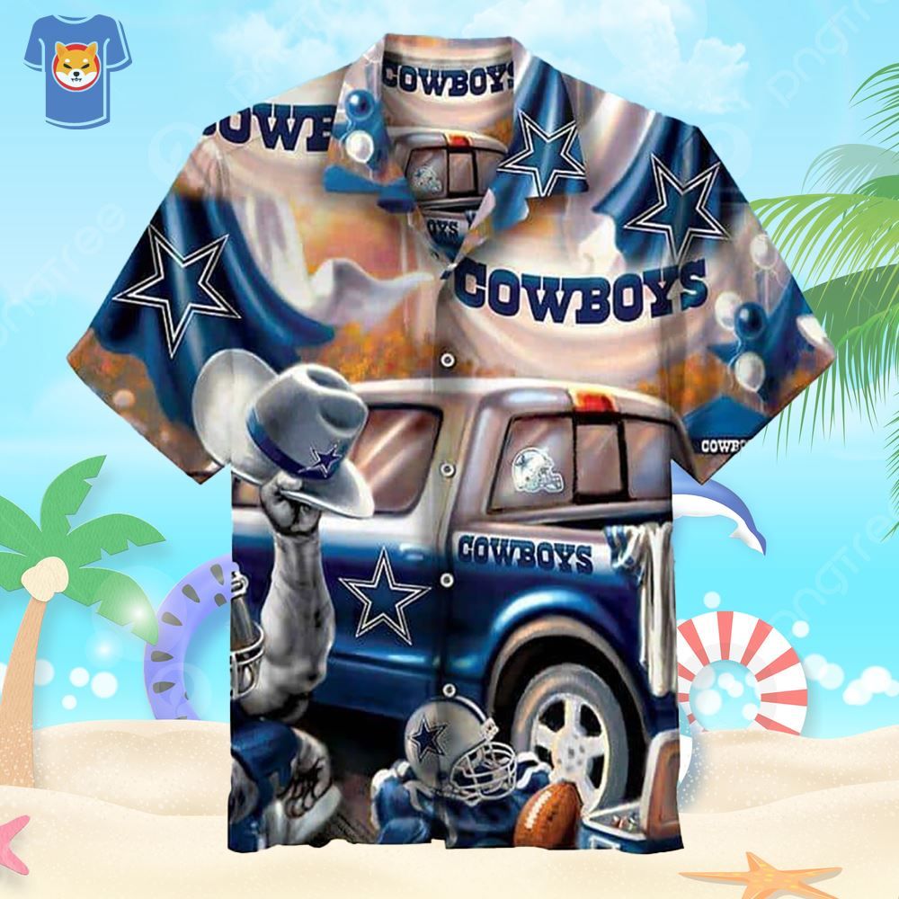 Football Beachwear Dallas Cowboys Hawaiian Team Special Design
