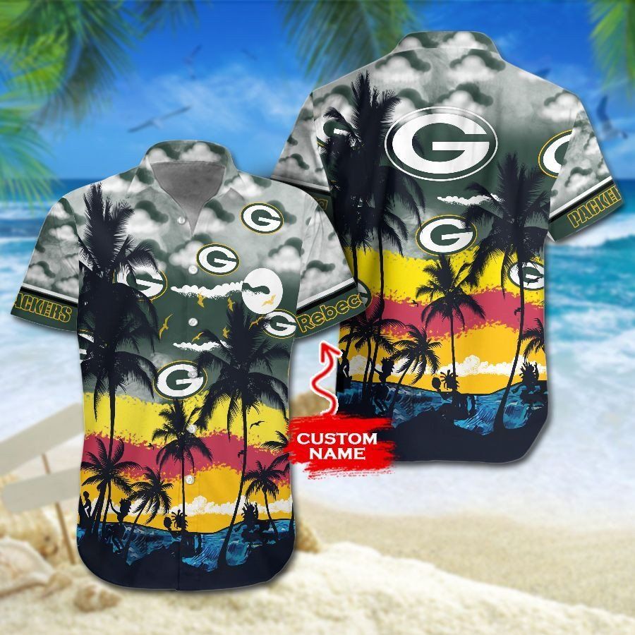 Green Bay Packers NFL Gift For Fan Personalized Hawaiian Shirt: Graphic Print