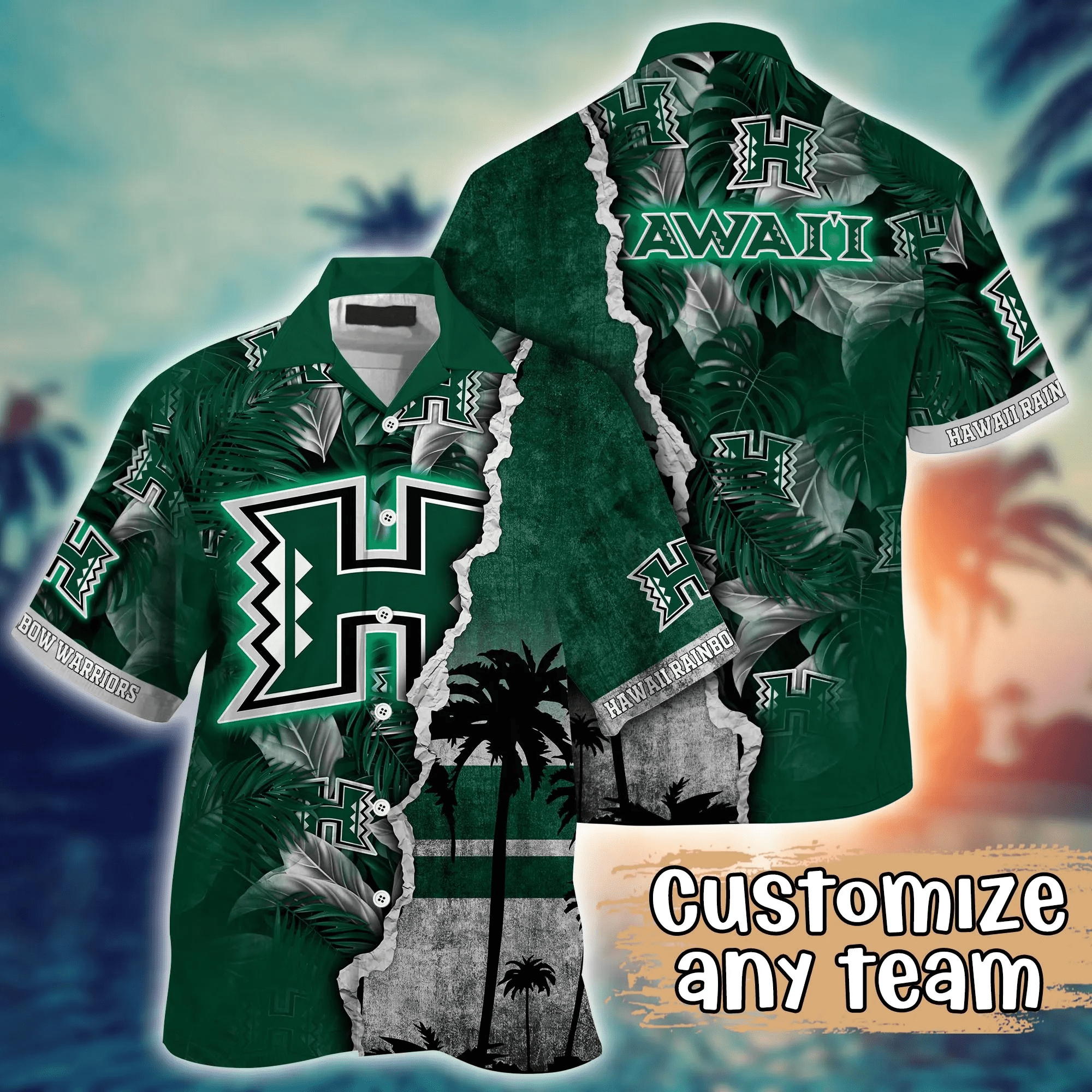 Hawaii Rainbow Warriors NCAA Hawaiian Shirt Custom Lemonade Stands Aloha Shirt