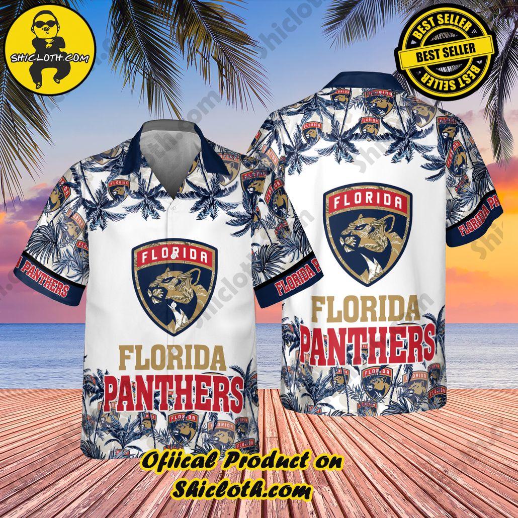 Hawaiian Aop Shirt Inspired by Florida Panthers