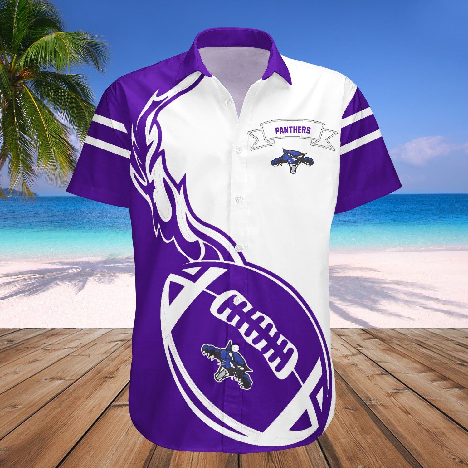 High Point Panthers Hawaii Shirt Flame Ball NCAA