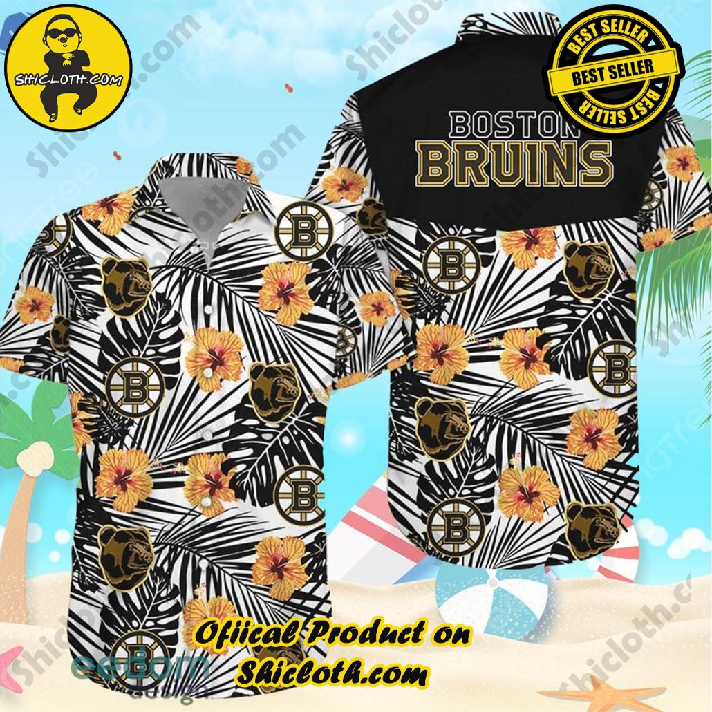 Hockey Boston Bruins Beach Shirt Men And Women Gift Hawaiian Shirt