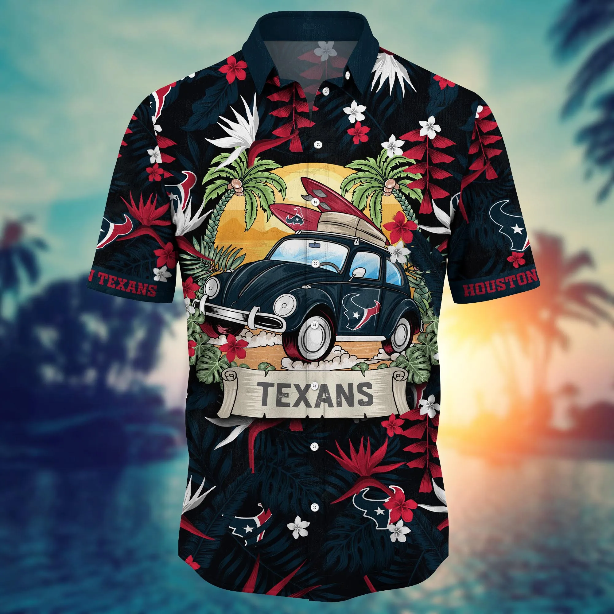 Houston Texans NFL Hawaiian Shirt Firefliestime Aloha Shirt