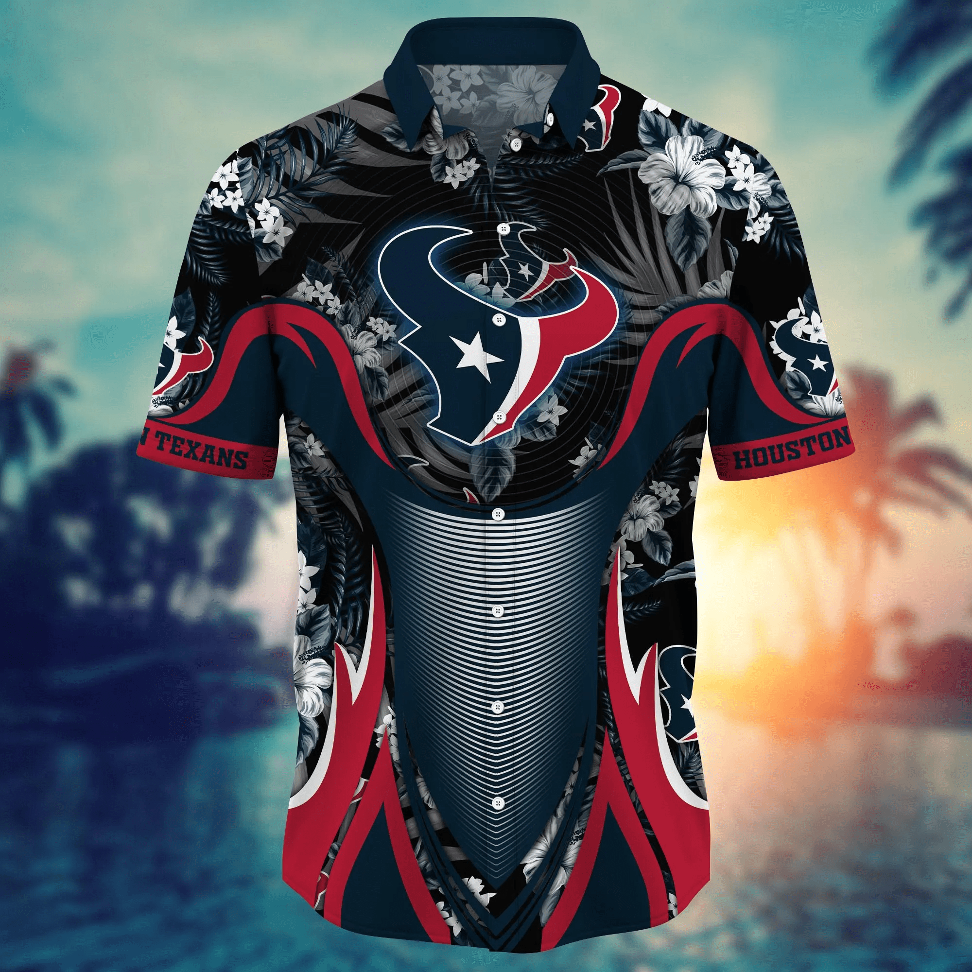 Houston Texans NFL Hawaiian Shirt Getaways Aloha Shirt