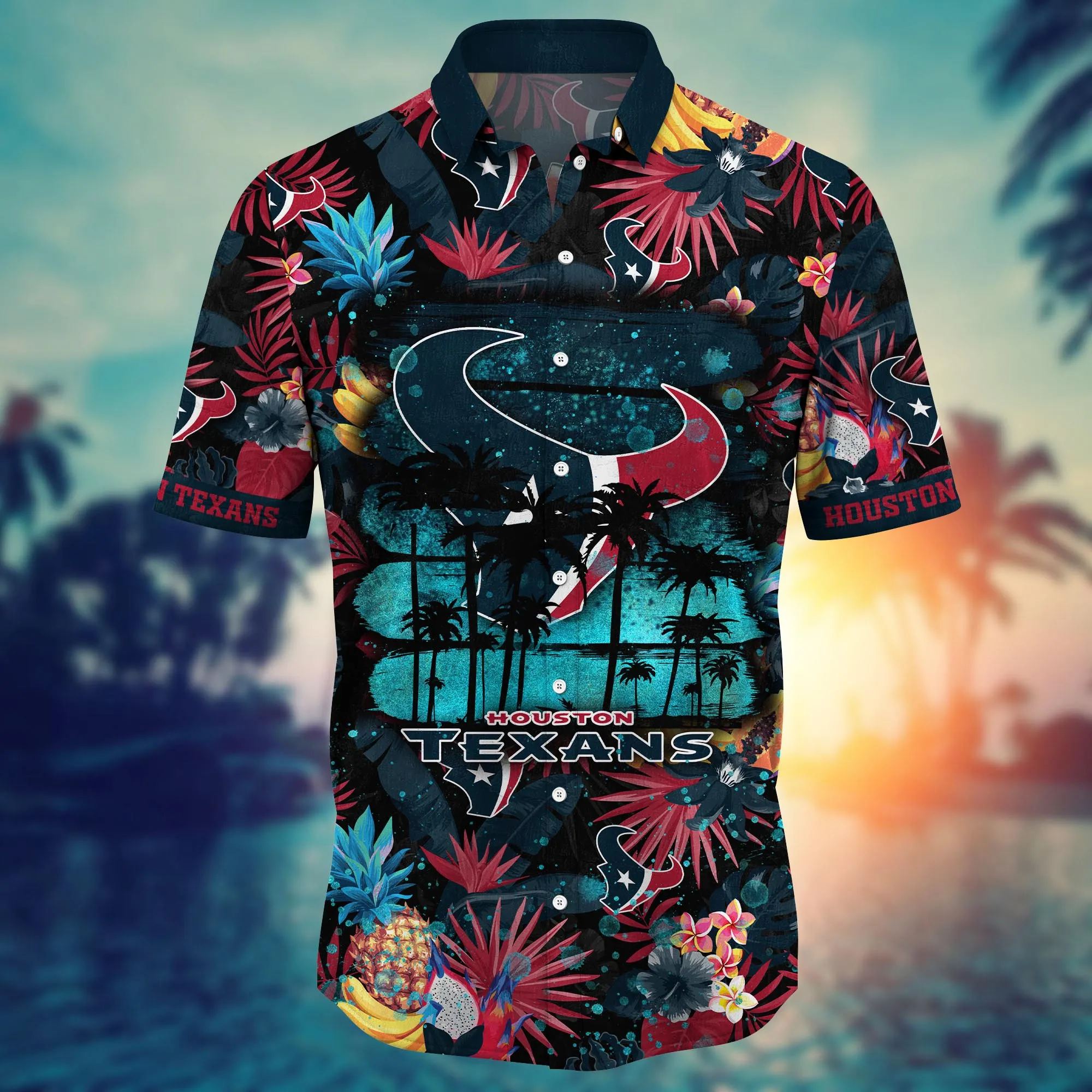 Houston Texans NFL Hawaiian Shirt Sunlighttime Aloha Shirt