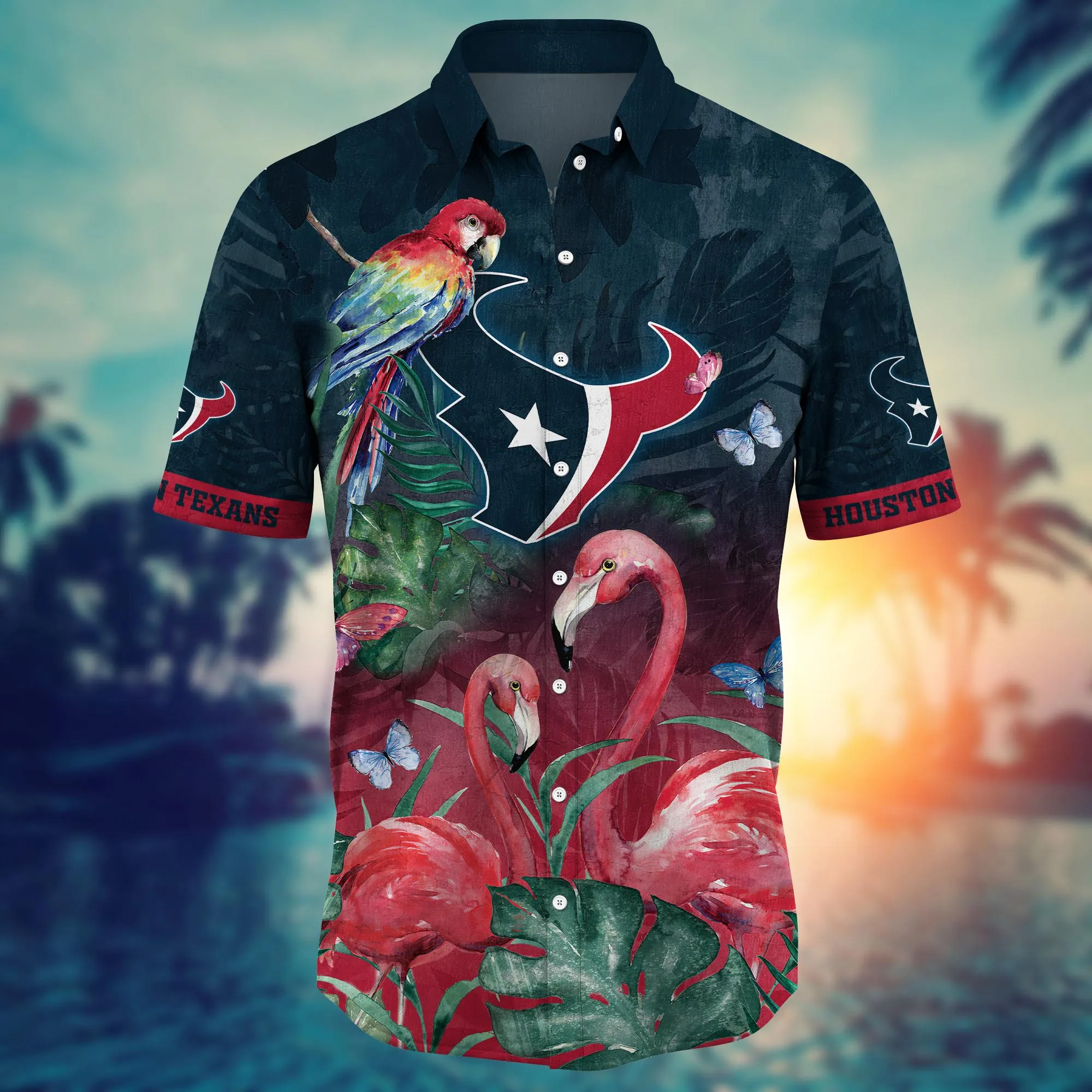 Houston Texans NFL Hawaiian Shirt Warm Season Aloha Shirt