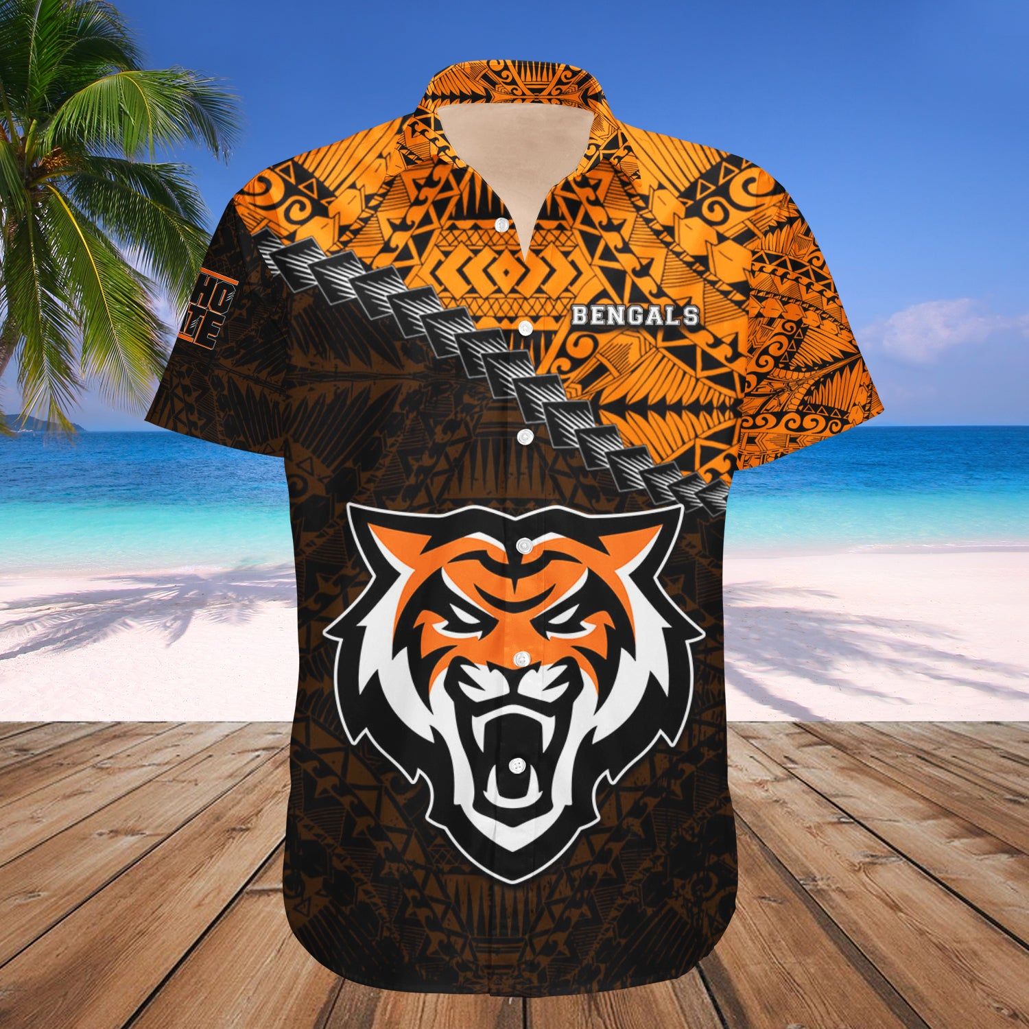 Idaho State Bengals Hawaii Shirt Grunge Polynesian Tattoo NCAA