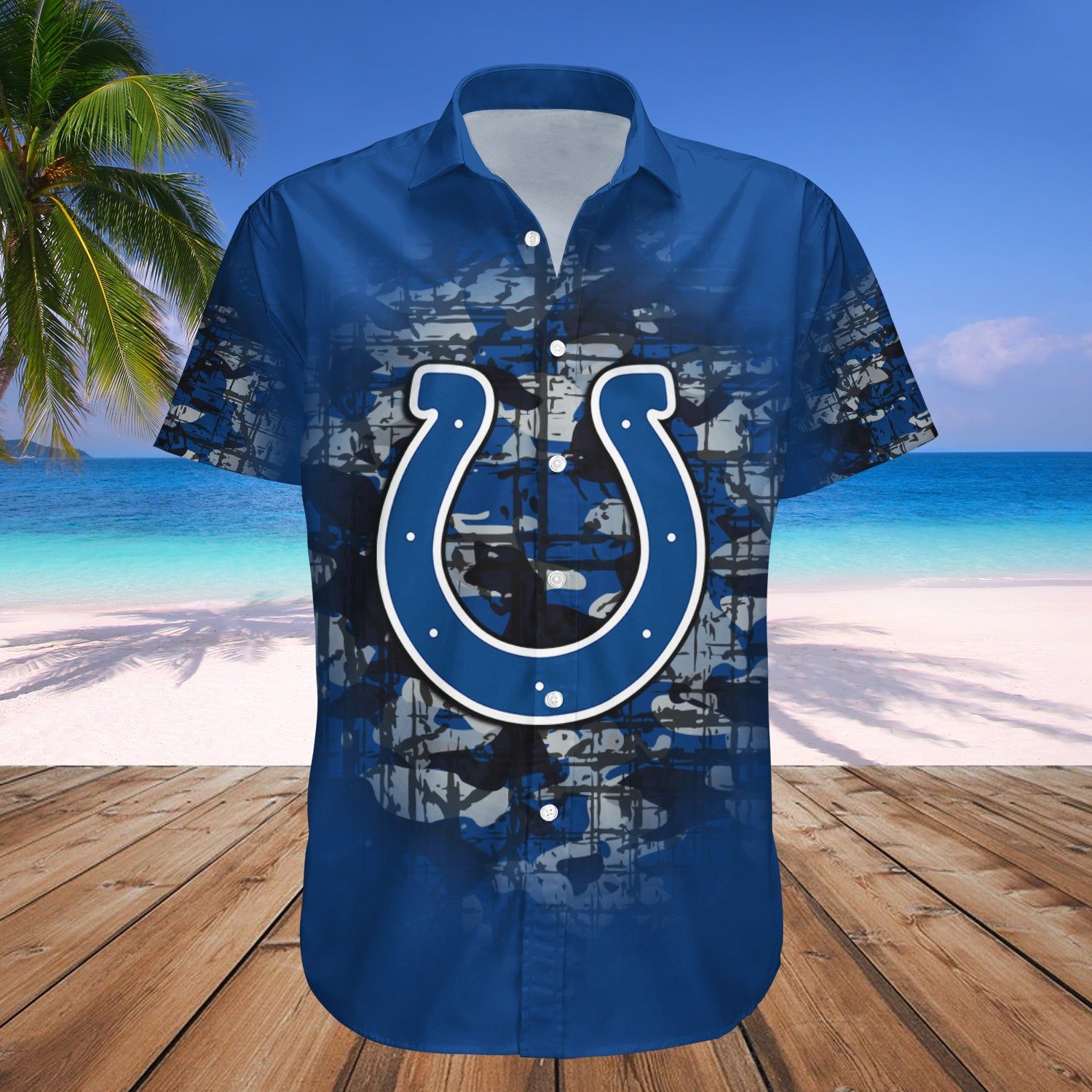 Indianapolis Colts Hawaii Shirt Camouflage Vintage – NFL