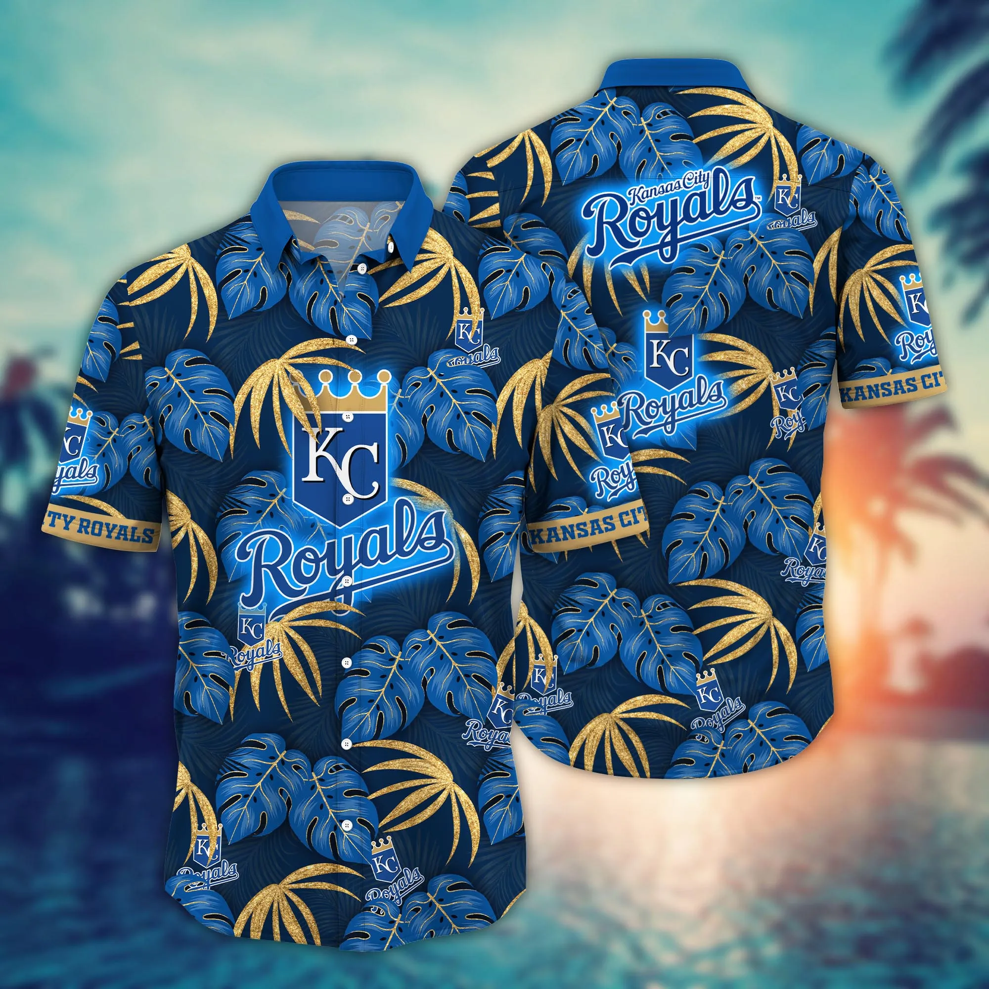 Kansas City Royals MLB Hawaiian Shirt Road Trips Aloha Shirt