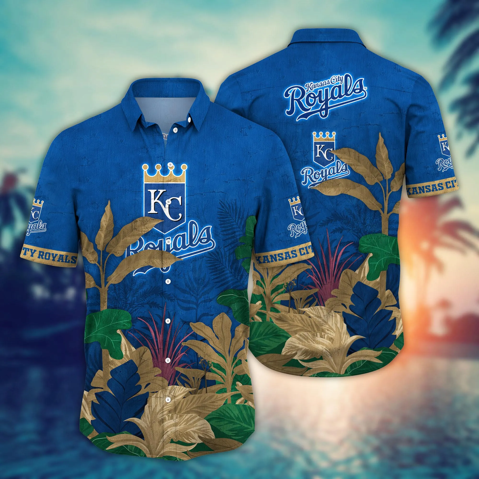Kansas City Royals MLB Hawaiian Shirt Solstice Aloha Shirt
