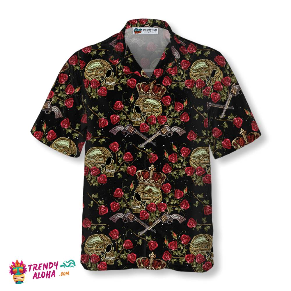 King Of Pirates In Crown Hawaiian Shirt 2 King Of Pirates In Crown Hawaiian Shirt - Image 2