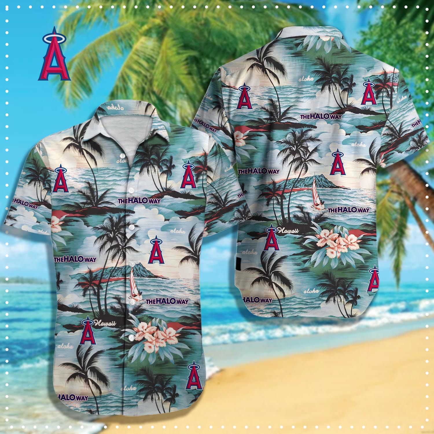 Los Angeles Angels Hawaiian Vacation Celebration Shirt 1 Los Angeles Angels Hawaiian Vacation Celebration Shirt