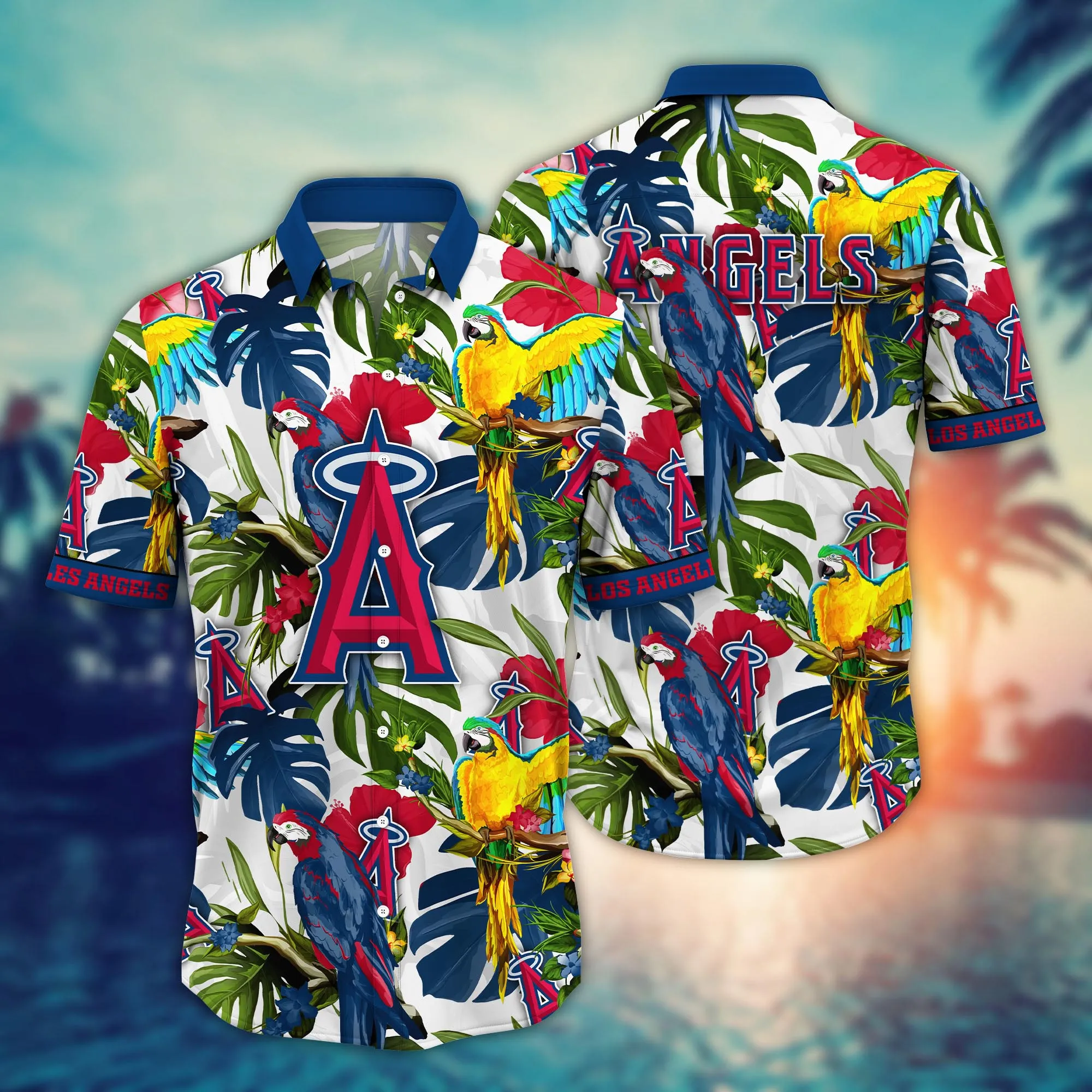 Los Angeles Angels MLB Hawaiian Shirt Festivalstime Aloha Shirt