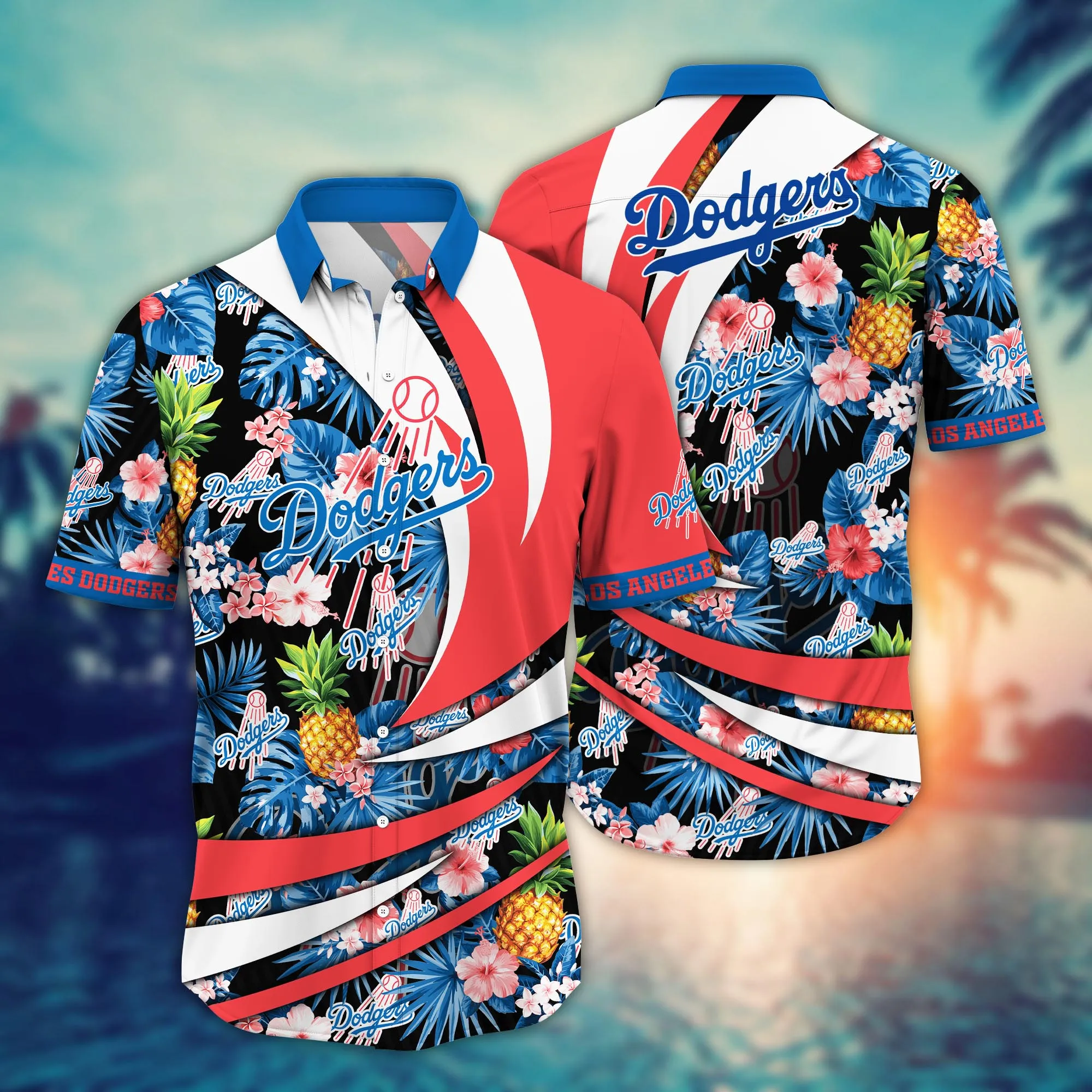 Los Angeles Dodgers MLB Hawaiian Shirt Air Conditioning Aloha Shirt