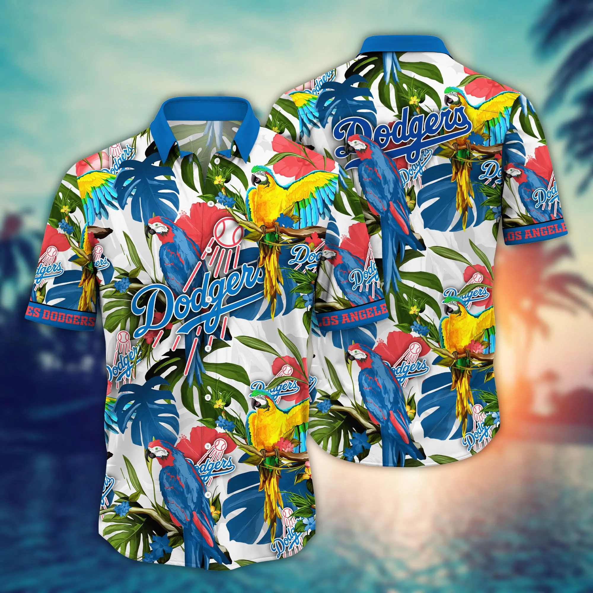 Los Angeles Dodgers MLB Hawaiian Shirt Seasidetime Aloha Shirt