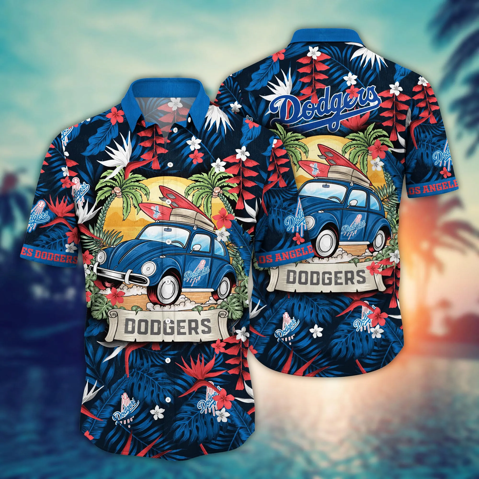 Los Angeles Dodgers MLB Hawaiian Shirt Shortstime Aloha Shirt