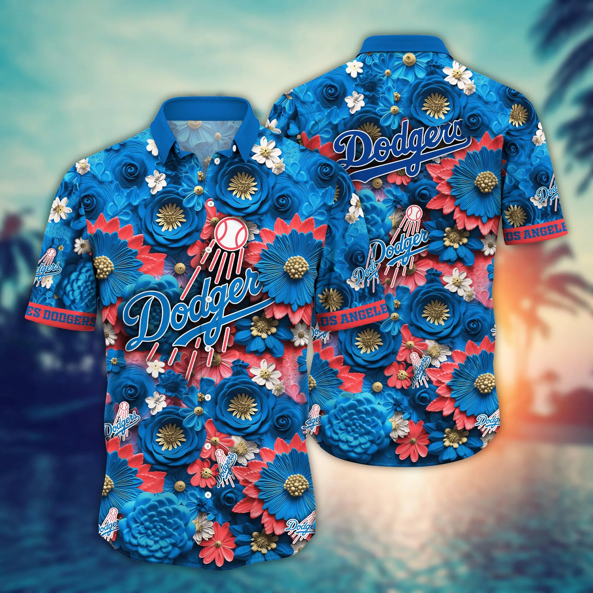 Los Angeles Dodgers MLB Hawaiian Shirt Trending For This Summer Customize Shirt Any Team