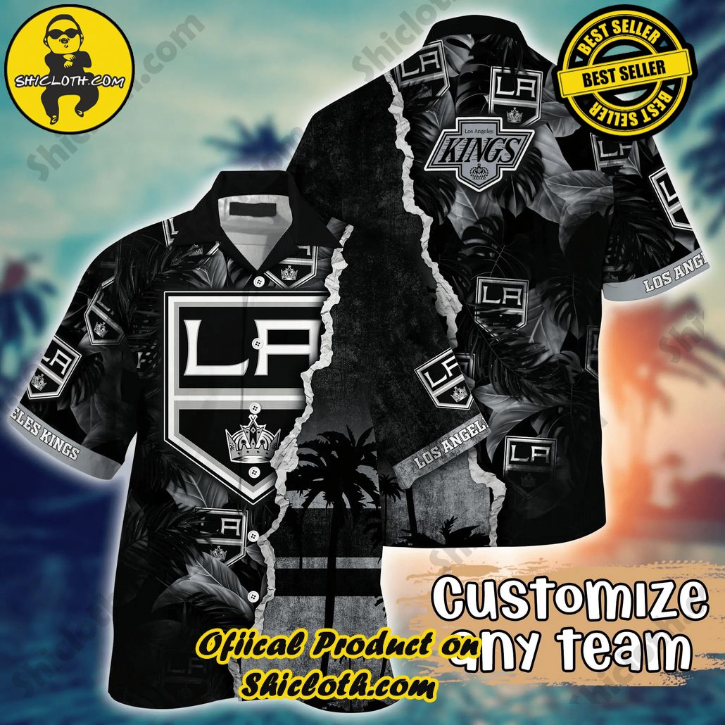 Los Angeles Kings NHL Hawaiian Shirt Custom Sandcastles Aloha Shirt