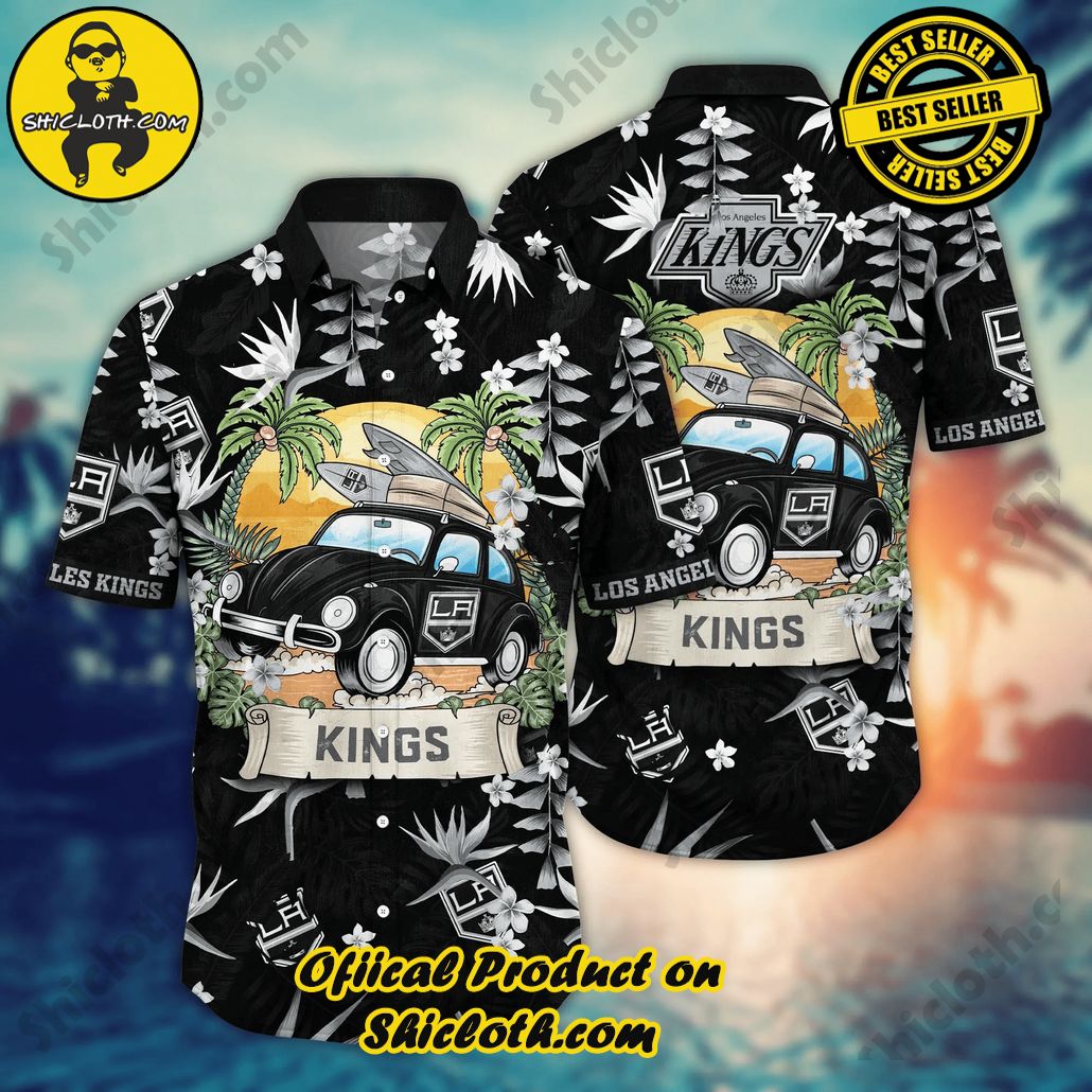Los Angeles Kings NHL Hawaiian Shirt Ice Cream Seasontime Aloha Shirt