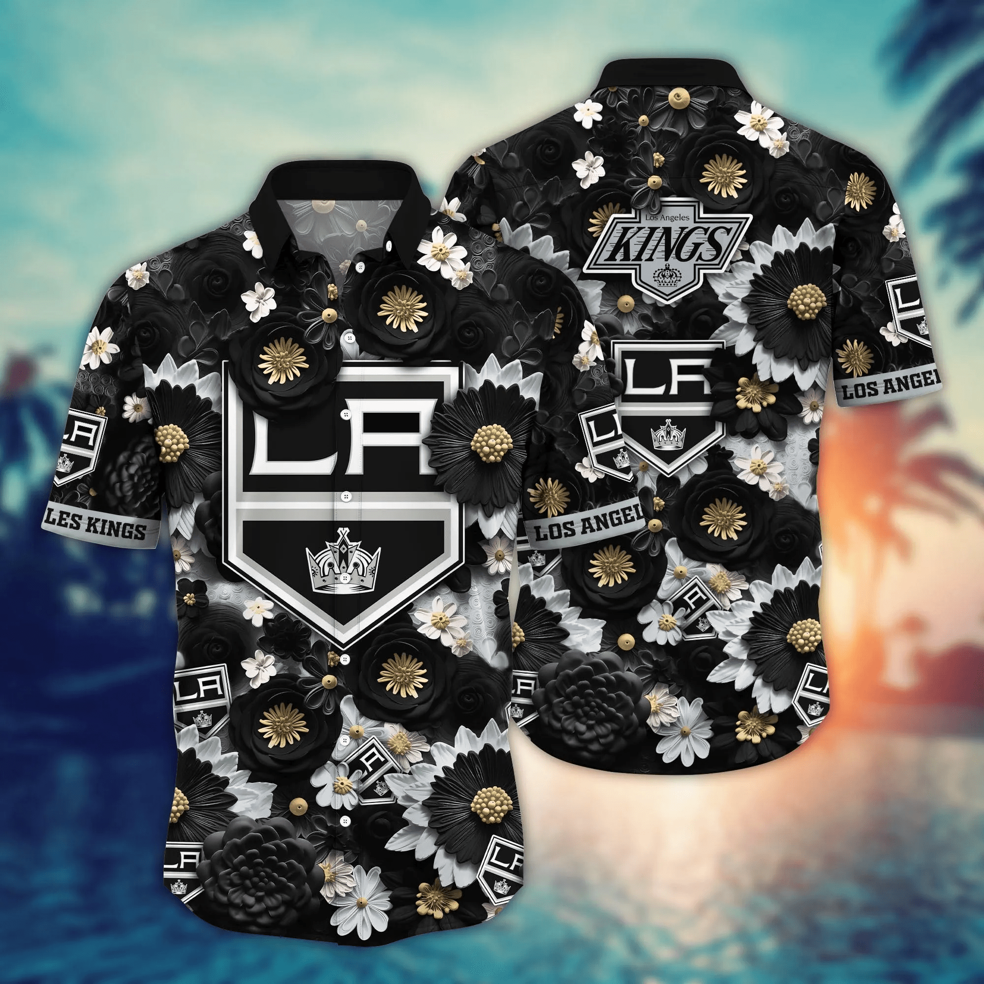 Los Angeles Kings NHL Hawaiian Shirt Trending For This Summer Customize Shirt Any Team