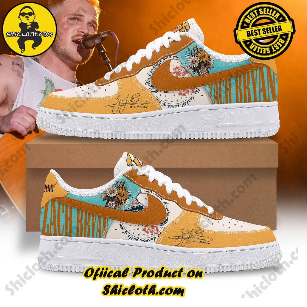 Zach Bryan Premium Air Force 1 Sneaker New Ver