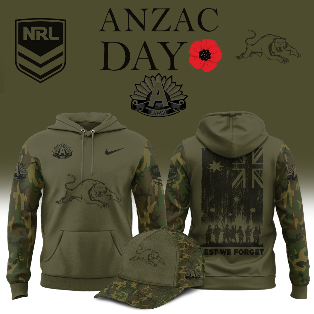 Penrith Panthers Anzac Day 2025 Hoodie, Shirt, Polo