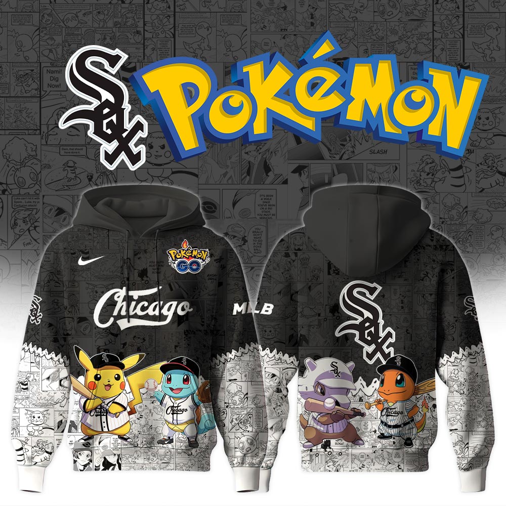 Chicago White Sox Pokemon Baseball Hoodie