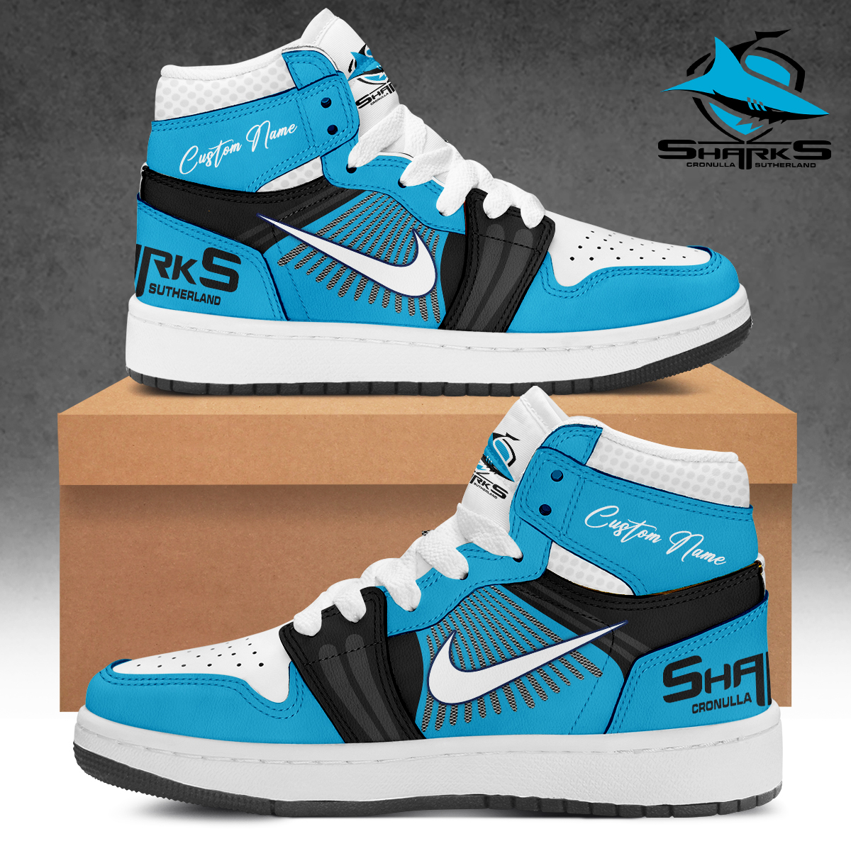 Cronulla-Sutherland Sharks Air Jordan High Top