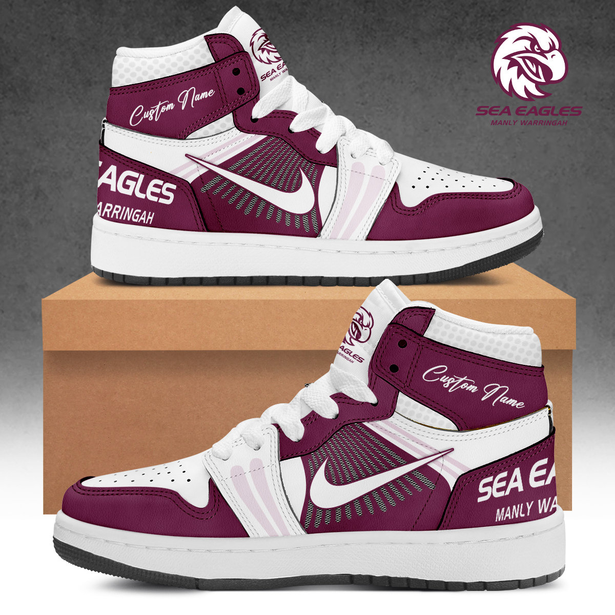 Manly Warringah Sea Eagles Air Jordan High Top