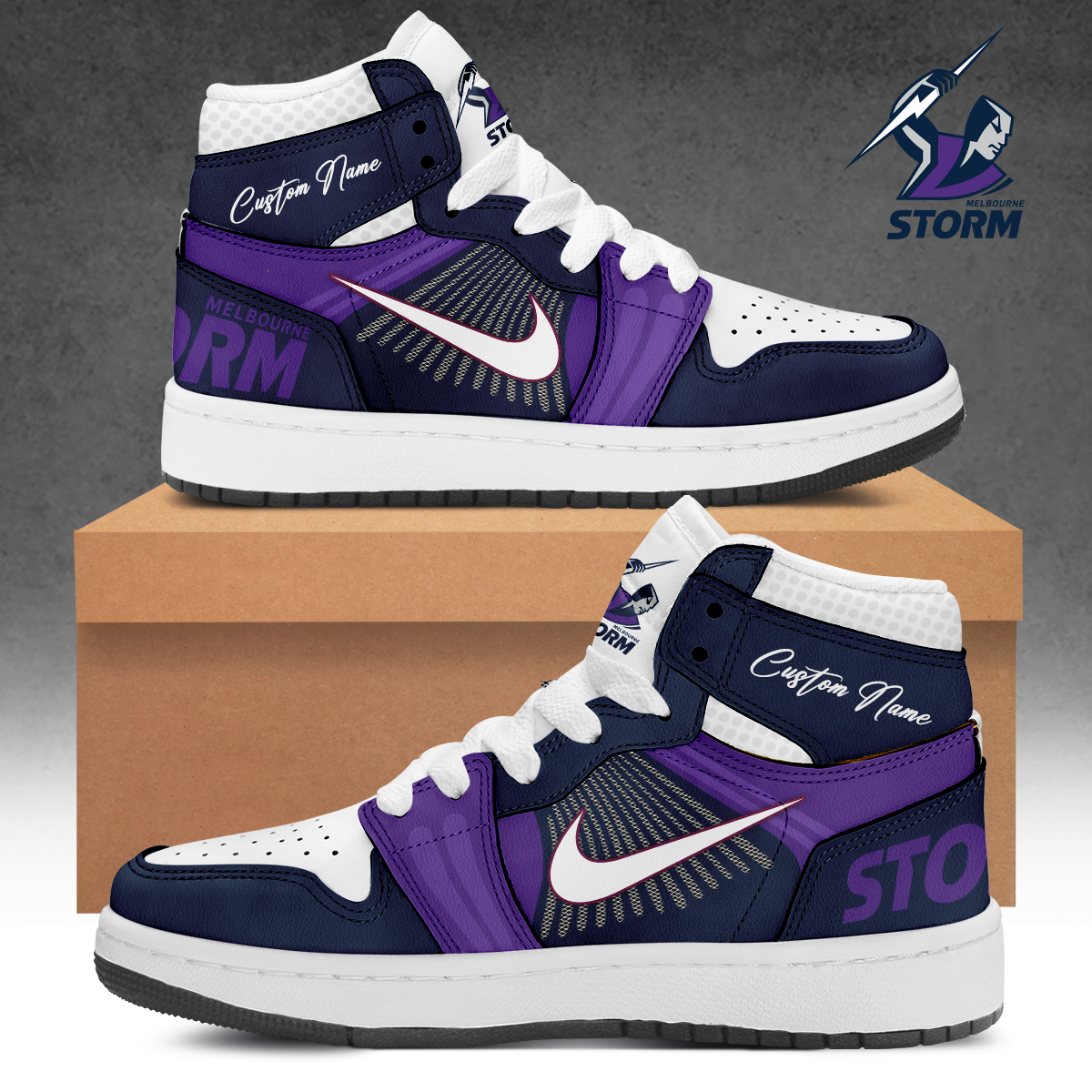 Melbourne Storm Air Jordan High Top