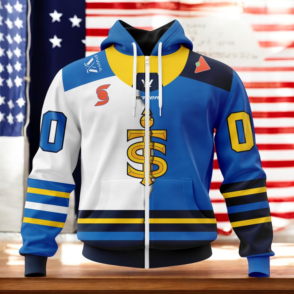 Personalized PWHL Toronto Sceptres Home Mix Away Hoodie