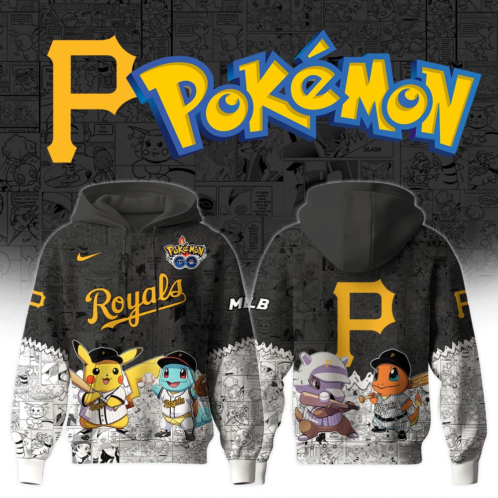 Pittsburgh Pirates Pokemon Baseball Hoodie
