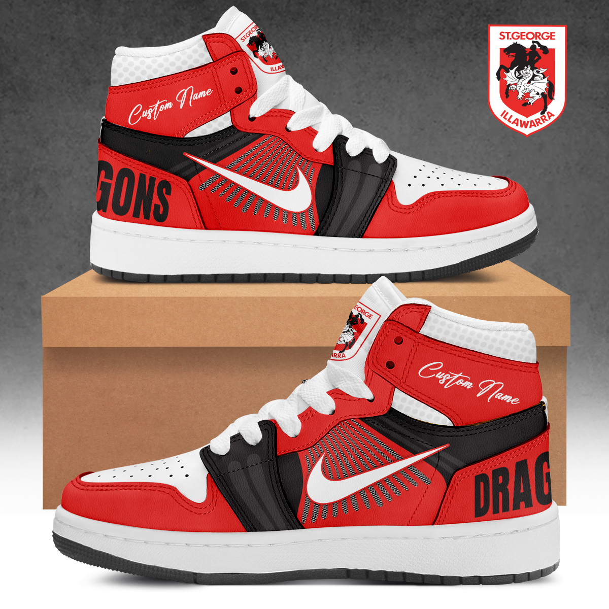 St. George Illawarra Dragons Air Jordan High Top