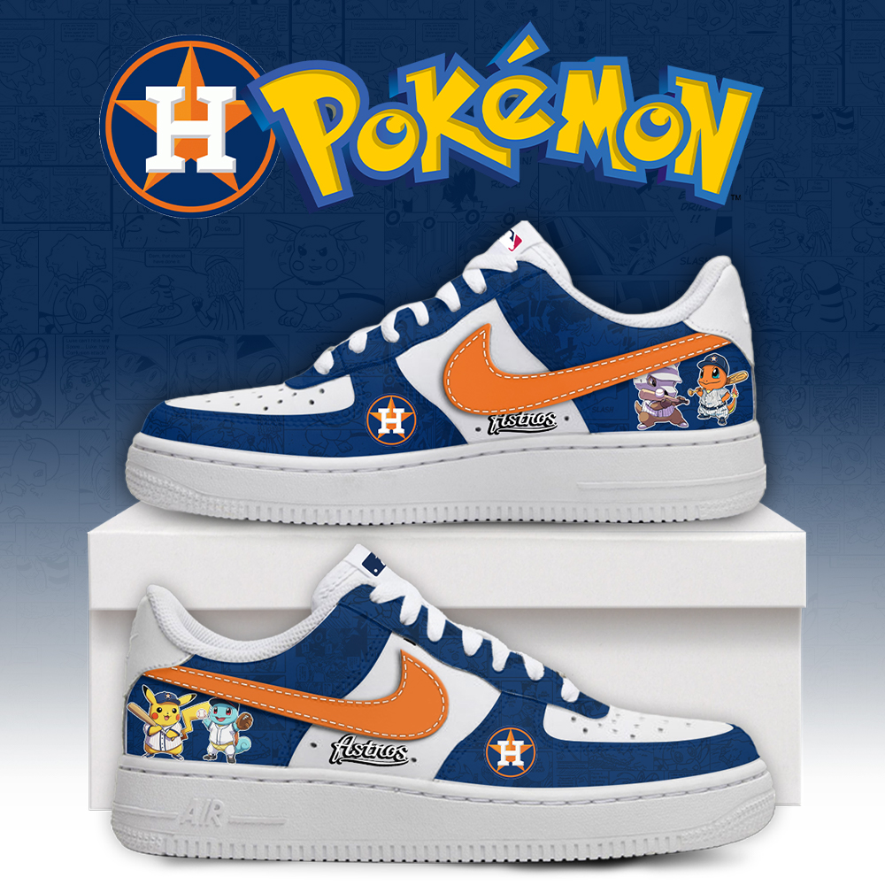 Houston Astros Pokemon Go Nike Air Force 1 Shoes
