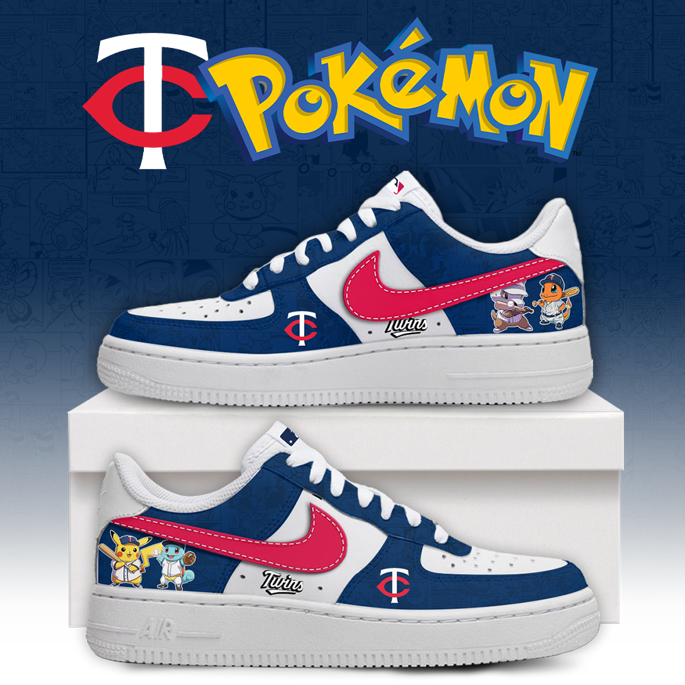 Minnesota Twins Pokemon Go Nike Air Force 1 Shoes