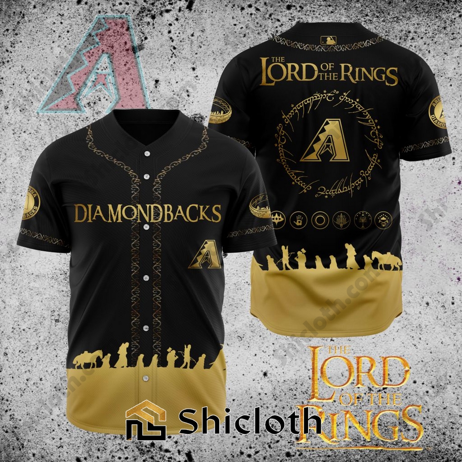 MLB Arizona Diamondbacks X The Lord Of The Rings Baseball Jersey