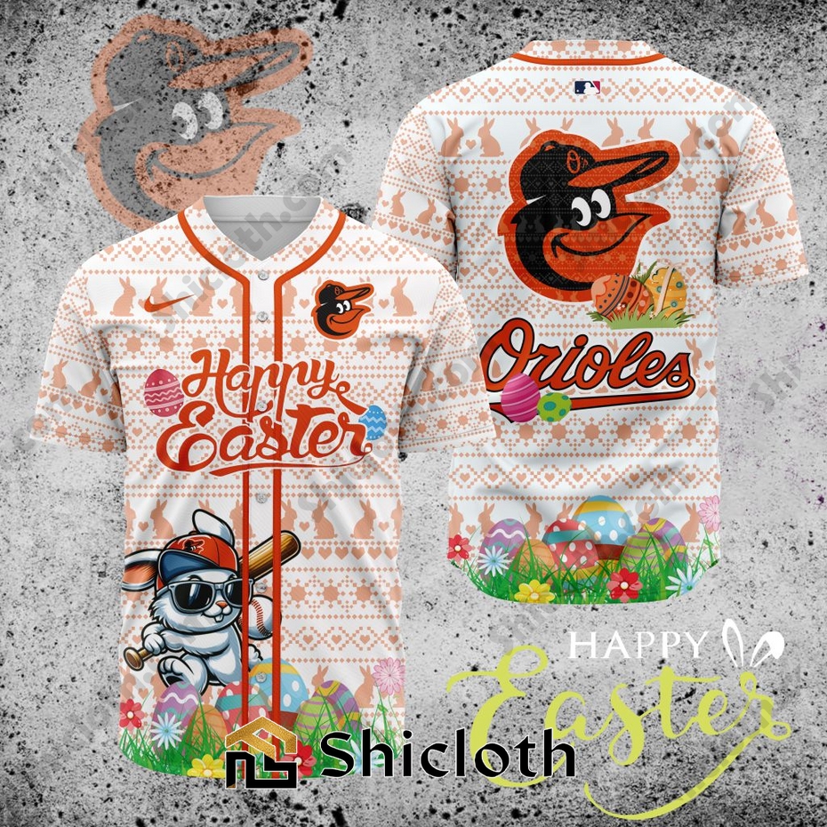 MLB Baltimore Orioles Happy Easter Baseball Jersey