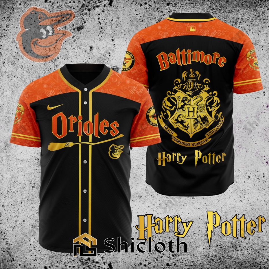 MLB Baltimore Orioles X Harry Potter Baseball Jersey