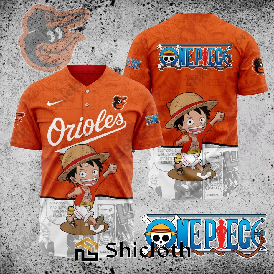 MLB Baltimore Orioles X One Piece Baseball Jersey