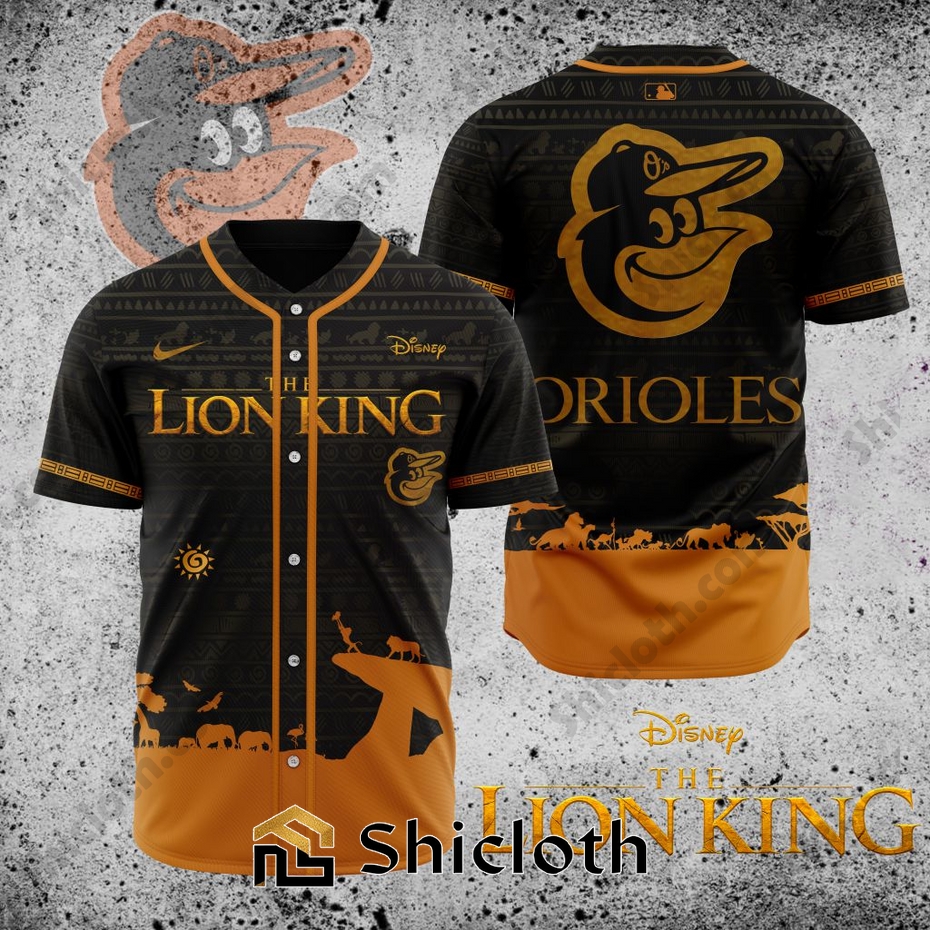 MLB Baltimore Orioles X The Lion King Baseball Jersey