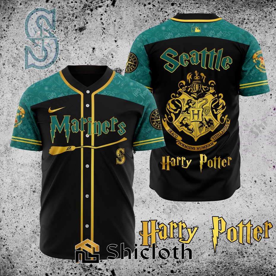MLB Seattle Mariners X Harry Potter Baseball Jersey