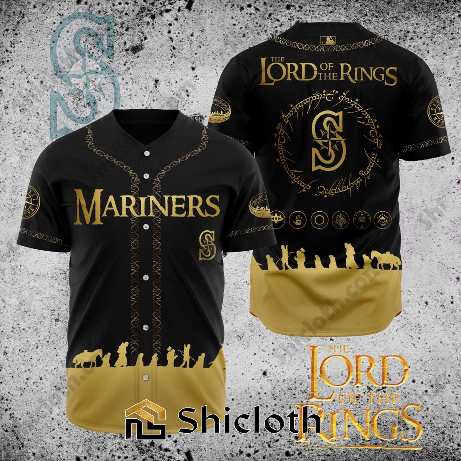 MLB Seattle Mariners X The Lord Of The Rings Baseball Jersey