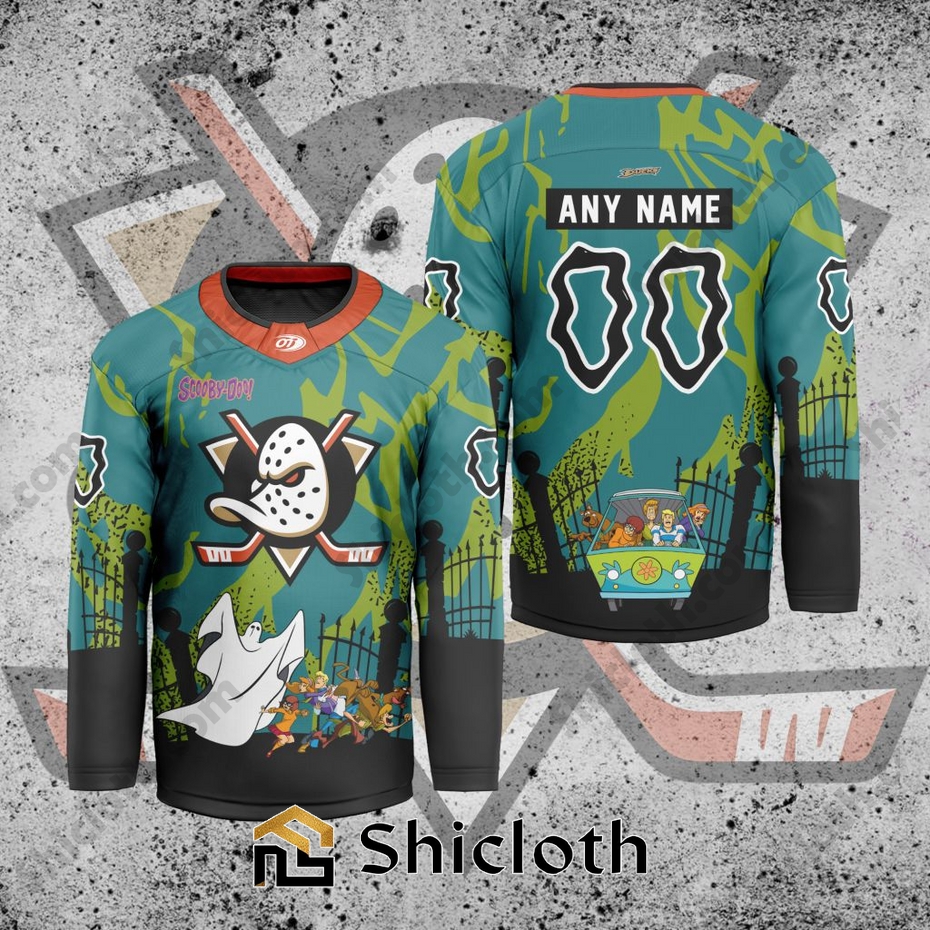 NHL Anaheim Ducks Scooby-Doo Hockey Jersey