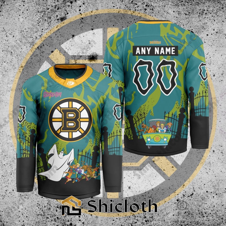 NHL Boston Bruins Scooby-Doo Hockey Jersey