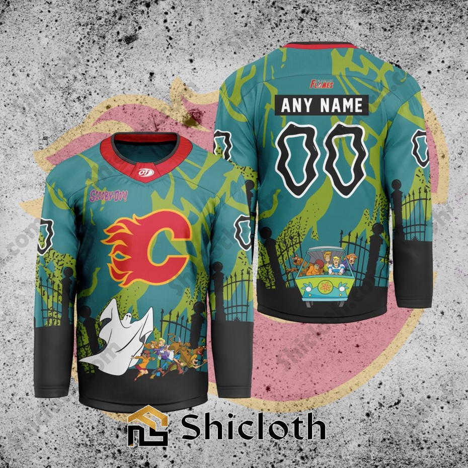 NHL Calgary Flames Scooby-Doo Hockey Jersey