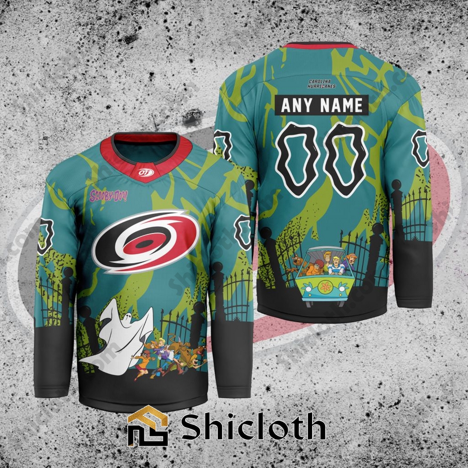 NHL Carolina Hurricanes Scooby-Doo Hockey Jersey