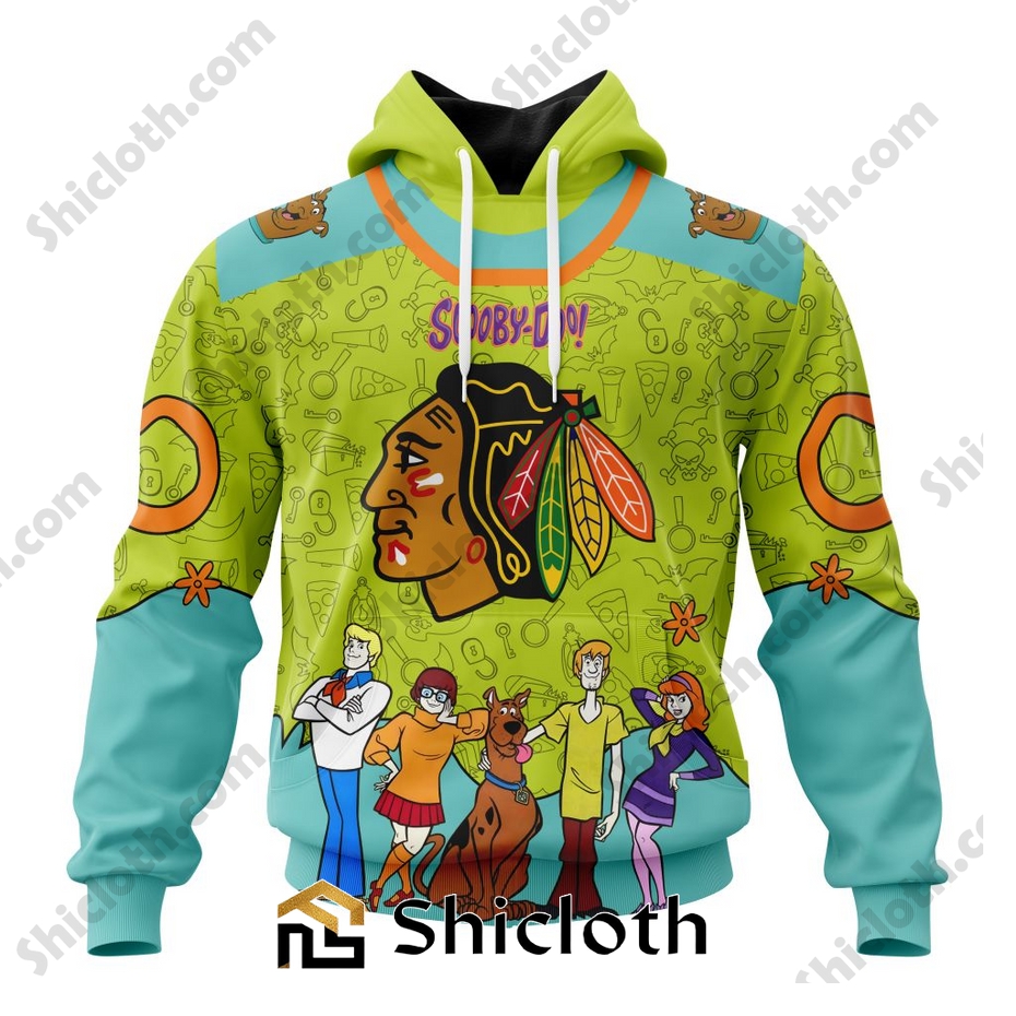 NHL Chicago Blackhawks Scooby-Doo Hoodie
