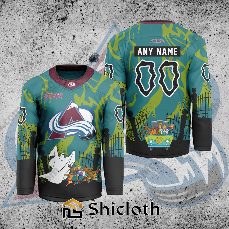 NHL Colorado Avalanche Scooby-Doo Hockey Jersey